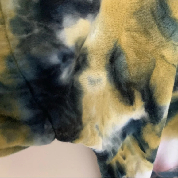 Young Fabulous  & Broke Tie Dye Off The Shoulder Oversized Sweater XS - Picture 8 of 10